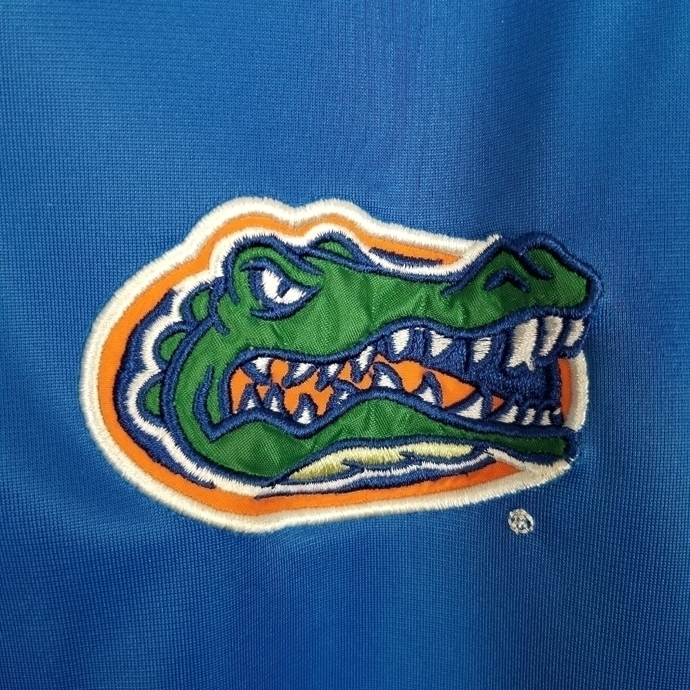 Florida Gators Track Jacket Full Zip Patch Blue O… - image 8